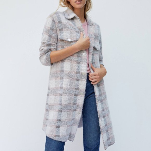 HTF Anthro Pilcro Eliza Eyelash Sweater Jacket